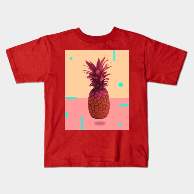 Pineapple Buoy Kids T-Shirt by StudioGrafiikka